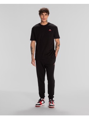 Kappa Erkek Authentıc Space Jump T-Shırt Black T-Shırt 371S8FW-005