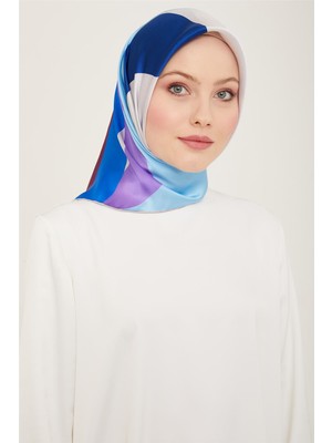 Armine Geometrik Desenli Twill İpek Eşarp 24Ya9148 31 31