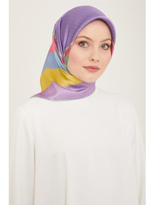 Armine Monogram Desenli Twill İpek Eşarp 24Ya9111 85 82