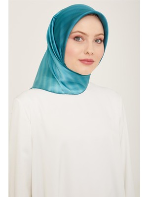 Armine Klasik Desenli Twill İpek Eşarp 24Ya9150 4 19