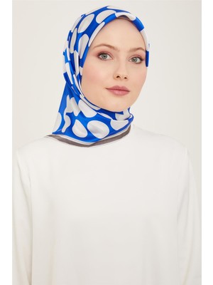 Armine Geometrik Desenli Twill İpek Eşarp 24Ya9156 86 85