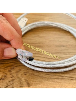 Ata Elektronik Weewell WMV815 Dijital Bebek Kamerası USB Bağlantı Şarj Kablosu Kare Micro USB Bebevo VB601/VB602/VB603/VB605 /VB607 Şarj Kablosu 5V ( Cep Telefon Şarjları Ile Uyumlu ) Kare Micro