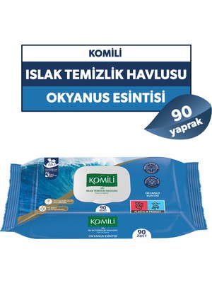 Komili Genel Kullanım Islak Havlu 90'lı - Okyanus Esintisi