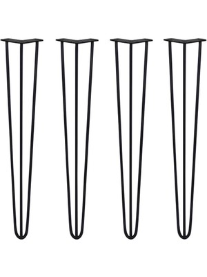 Abronya Metal Masa Ayağı Sehpa Ayağı Dörtlü Masa Ayağı 35 cm