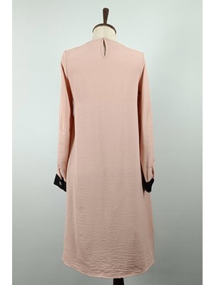 Duay Butik Taş Detaylı Tunik Pembe T1623