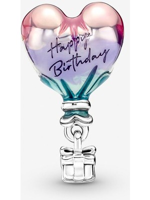 Charmy Accessory Mutlu Yıllar Hava Balonu Charm| 925 Ayar Gümüş