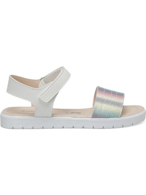 Polaris JING.F4FX Beyaz Kız Çocuk Sandalet