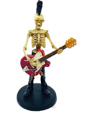 Rakun Home Wise Iskelet Serisi / Gitar Çalan Punker Iskelet