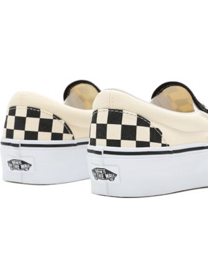 Vans Classic Slip-on Checkerboard Platform Damalı Sneaker