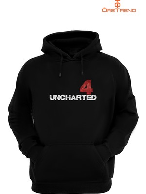 Ors Trend Uncharted 4 Kapşonlu 3 Iplik Sweatshirt