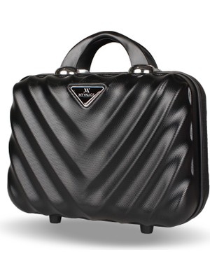 My Valice Lotus Abs Makyaj Çantası & El Valizi Siyah