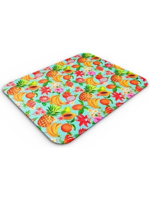 Magic Lady Mikrofiber Bulaşık Altlığı 35X45 cm Dijital Meyve Baskılı Çift Yönlü