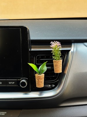 Plantarrium Design Oto Aksesuar/koku-Pembe Çiçekli