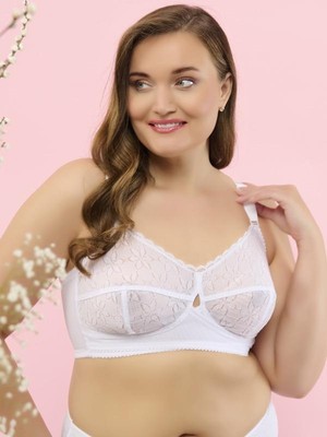 Yeni Inci 2 Beden Küçülten Telsiz Dantelli Sütyen 1350