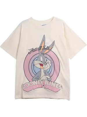 Lolli Boom Kids  Çocuk Looney Tunes Bugs Bunny Ve Arkadaşları Temalı  T-Shirt - Şort Takım