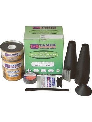 Tamer Elektrik Tamer 4x6 1kv Bakır Iletkenli Reçineli Kablo Ek Muf E1 406