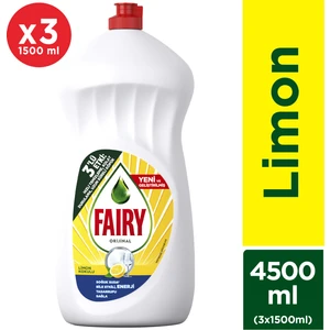 Sıvı Bulaşık Deterjanı Limon  3X1500 ml
