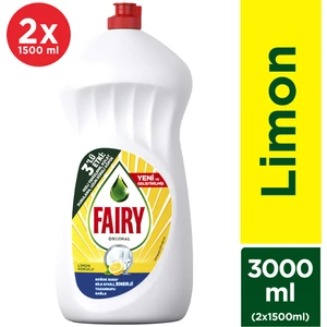 Limon Sıvı Bulaşık Deterjanı 2 x 1500 ml