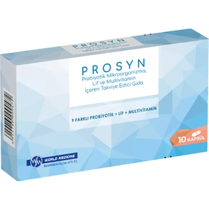 Probiyotik, Prebiyotik Lif ve Multivitamin İçeren Takviye Edici Gıda