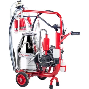 KM04080 Tek Sağım Tek Güğüm Cyk Süt Sağım Makinesi 30 Litre (Yağlı)