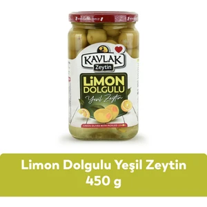 Kavlak Limon Dolgulu Yeşil Zeytin 450 gr Cam Kavanoz