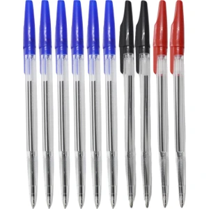 Tükenmez Kalem 1.0 mm 10 Adet Mavi Siyah Kırmızı KOD:222