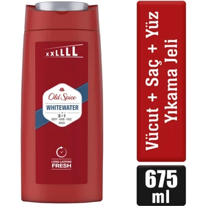 Old Spice Whitewater Erkek Duş Jeli ve Şampuan 675 ml XL Büyük Boy