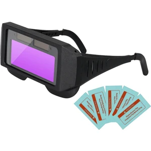 Güneş Otomatik Kararan LCD Kaynak Kask Gözlük Maskesi Gözlük Gözler Koruyucu Kaynakçı Kap Gözlük Makinesi Lehimleme Maskesi (Yurt Dışından)