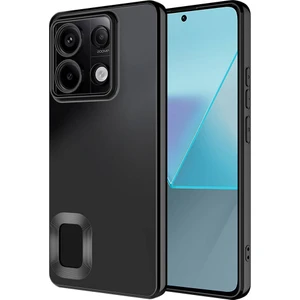 Heptek İletişim Xiaomi Redmi Note 13 Pro 5g Kılıf Kamera Lens Korumalı Logo Gösteren Parlak Kenarlı Kapak (Omega)
