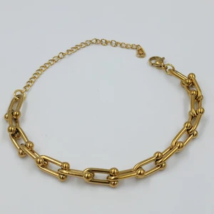 Çelik Gold Ince Tiffany Bileklik