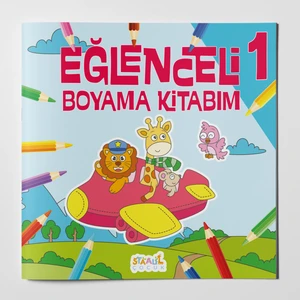 Eğlenceli Boyama Kitabım 1 (3-6 Yaş için Boyama Kitabı)