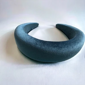 Als Accessories Kadife  Dolgulu Düz Saç Taçı