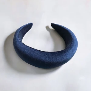 Als Accessories Kadife  Dolgulu Düz Saç Taçı