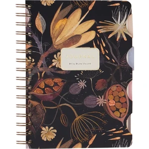 Bruno Visconti Spiralli Defter A5 4 Ayraçlı, 30 Yap. Çizgili, 30 Yap. Çizgili, 30 Yap. Noktalı, 30 Yap. Düz