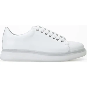 Tamer Tanca Erkek  Deri Beyaz Sneakers & Spor Ayakkabı 698 1089-5 Erk Ayk SK23/24 Beyaz