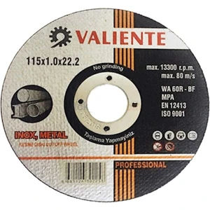 VALIENTE 115*1 mm INOX KESİCİ TAŞ