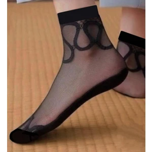Desenli Tül Çorap 3çift