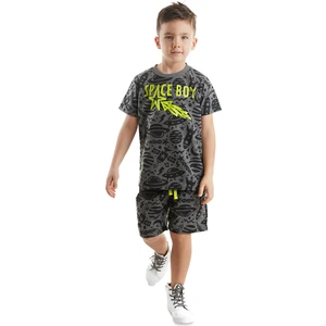 Uzay Roket Erkek Çocuk T-Shirt Şort Takım