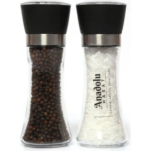 Seramik Bıçaklı Baharat ve Tuz Değirmeni Öğütücü - 2 Adet