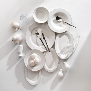 Mila Yemek Takımı-56 Parça- PLATIN02