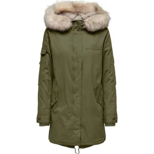 Onlnewmay Fur Canvas Parka   15295414