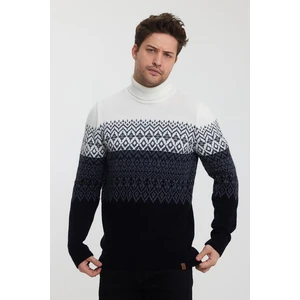 Alexander Gardi Desenli Balıkçı Yaka Triko KAZAK(E23-6713)