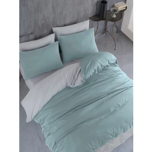 Nevresim Takımı King Size Mint Yeşili-Gri