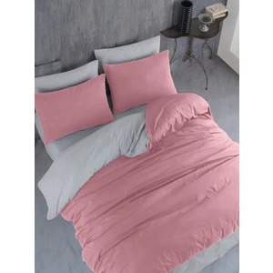 Nevresim Takımı Double Size(Battal Boy) Mercan-Gri