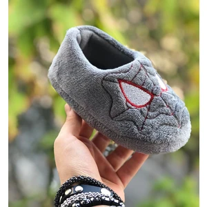 Mychild Spiderman Figürlü Çocuk Panduf ,ev Ayakkabısı , Kaydırmaz Taban Panduf , Anaokulu Kreş Ayakkabısı,warm
