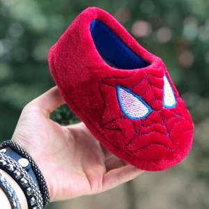 Mychild Spiderman Figürlü Çocuk Panduf ,ev Ayakkabısı , Kaydırmaz Taban Panduf , Anaokulu Kreş Ayakkabısı,warm