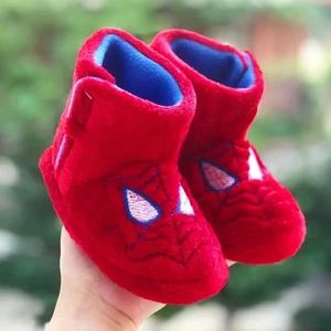 Mychild Spiderman Figürlü Çocuk Panduf ,ev Ayakkabısı , Kaydırmaz Taban Panduf , Anaokulu Kreş Ayakkabısı,warm