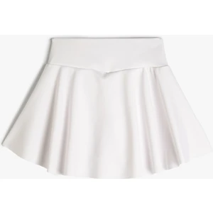 Tenis Eteği Şortlu Yüksek Bel