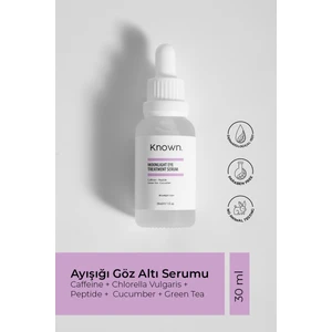Known Ayışığı Göz Altı Serumu 30 Ml (Caffeine - Chlorella Vulgaris - Peptide - Cucumber - Green Tea)