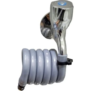 Hortum Matik Wc Hortum Matik Renkli Wc Hortumu Kıvrımlı Gri Renk